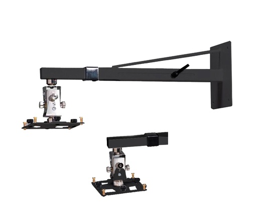 [TVDP001327] EUROMET 15462 ARAKNO WALL BLACK Supporto a parete tele 600-900mm