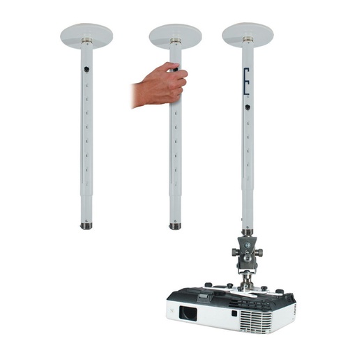 [TVDP000079] EUROMET 09267 ARAKNO PROLUNGA L SILVER Prolunga tele 700-1200 mm