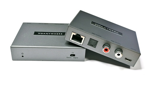 [TGES001766] HDANYWHERE XTND Audio (300) Extender Audio ottico su cavo cat con DAC