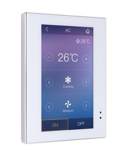 [THOM002714] HDL M/MPTLC43.1-A2-46-WH Enviro Touch Screen KNX 4.3" bianco