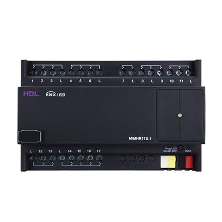 [THOM002744] HDL M/MHR17U.1 Attuatore misto 17CH DIN