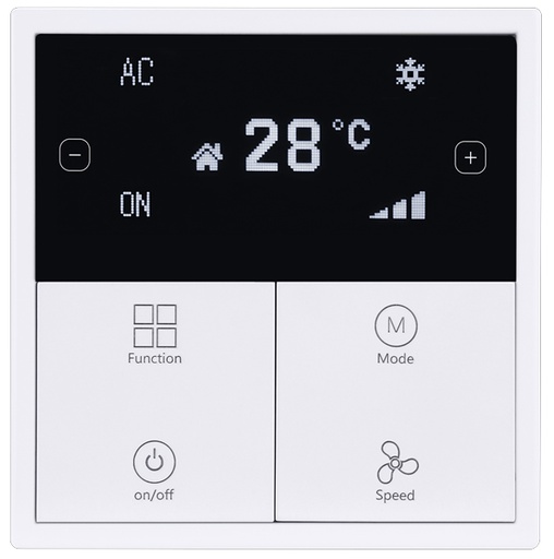 [THOM002657] HDL M/PTOL6.1-IW Termostato Display LCD pla ivory-white