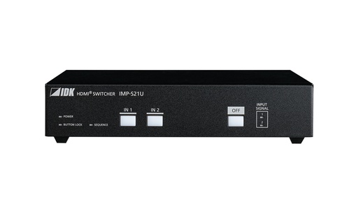 [TGES001751] IDKAV IDK IMP-S21U Switcher 2x1 HDMI 4K@60 4:4:4 HDR HDCP 2.2