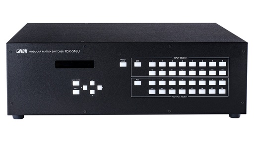 [TGES001439] IDKAV IDK FDX-S16U Matrice digitale 4K modulare 16x16, slot 4IN+4OUT