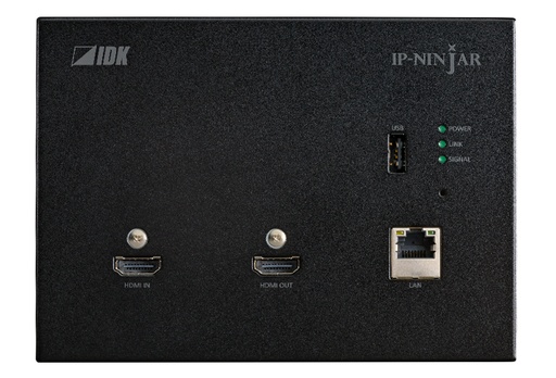 [TGES001778] IDKAV IDK NJR-P01UCW-TR-B Transceiver parete IP CAT 10 GbE/USB/HDMI4K@60 4:4:4