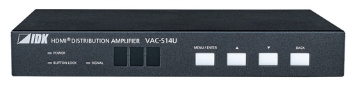 [TGES001653] IDKAV IDK VAC-S14U Distributore 1x4 HDMI 4K + de-embedderaudio stere