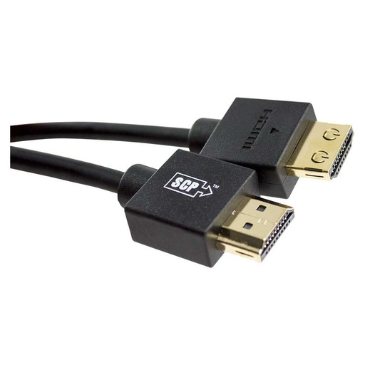 [TGES002072] INVIDEO CAVI SCP 991UHD-1M Cavo HDMI ultra slim premium 18Gbps 1 m