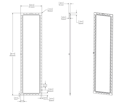 [THOM002035] JBL SYNTHESIS JBLWB54 Adattatore per premontaggio diffusori