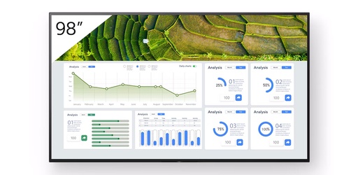 [TPLC001530] SONY FW-98BZ30L Monitor D-LED 98", 3840x2160, 440 cd/mq