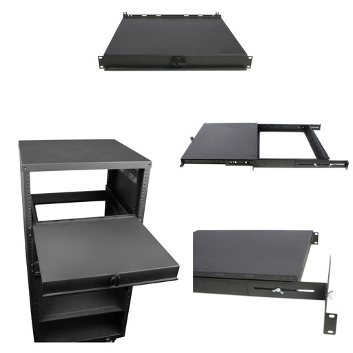 [TGES001561] STRONG SR-SHELF-SLIDE Ripiano estraibile 1U profondità 39/60 cm